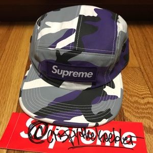 Supreme purple camo camper
